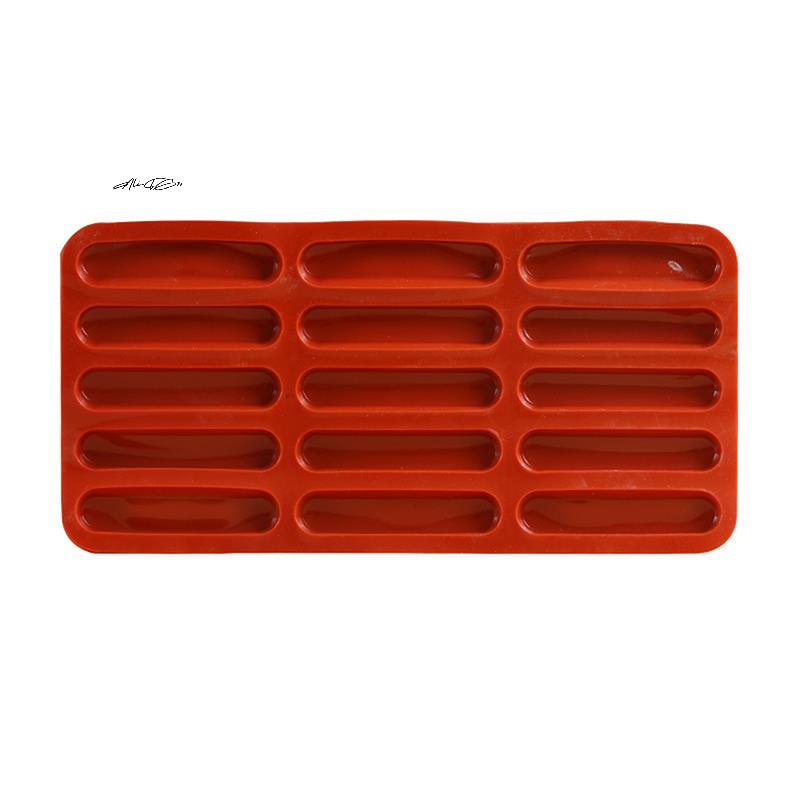 Commercial Silicone Tiramisu Finger Cookies Mold Non-Stick DIY Baking Tools for Household High-Temperature Resistant 15-Diy 1