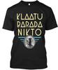 NWT Klaatu Barada Nikto Der Tag, an dem die Erde stillstand Film T-Shirt Größe S-4XL Unisex T-Shirt