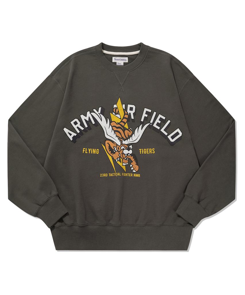 NAMERCLOTHING Flying Tiger Sweatshirts Charcoal