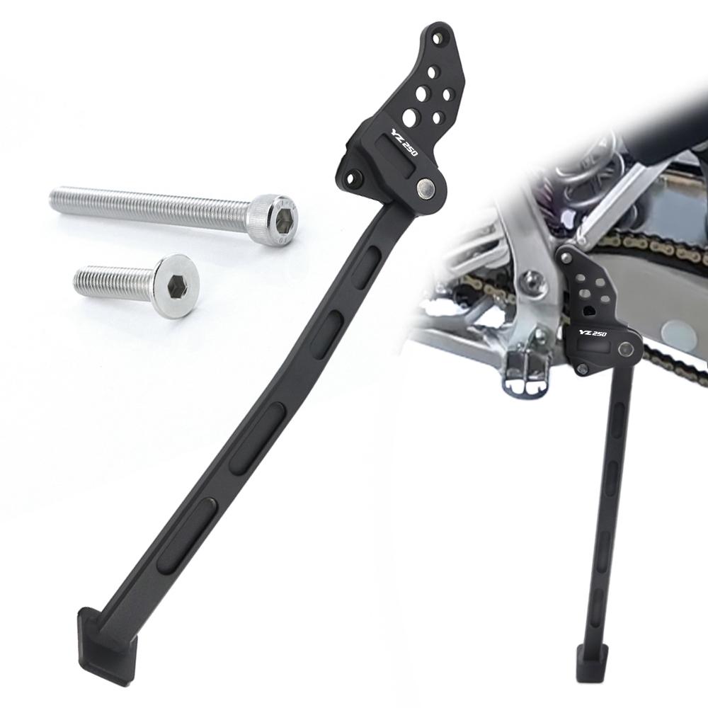Motorcycle Kickstand Side Stand Kit Fit For Yamaha YZ250 2005-2026 YZ125 2005-2026 Parking Footrest Bracket Support Bracket