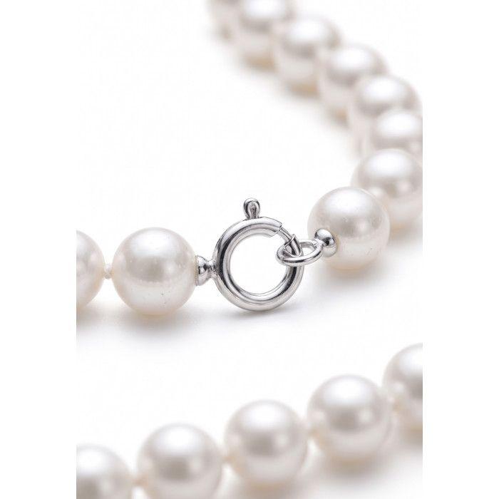 Collier - PEARLS & COLORS - Prestige - Perle d'eau douce 9-10 mm - Blanche - Qualité AAA+