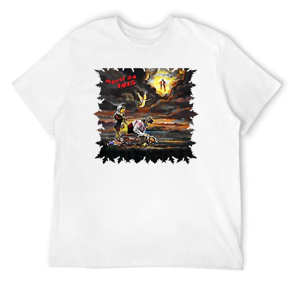 24. April 1915 T-Shirt personalisierte Anime-Figuren Ästhetische Kleidung Herren Grafik-T-Shirts Anime