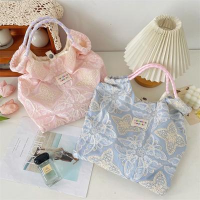 Sommer neue bestickte Schmetterling Mode Handtasche lässige Umhängetasche Damen Pendler Tragetasche mit großem Fassungsvermögen