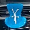 Decorative ABS Car Seat Holder For 10-17cm Dolls Safe Travel Display Ornament Gift Display Stand