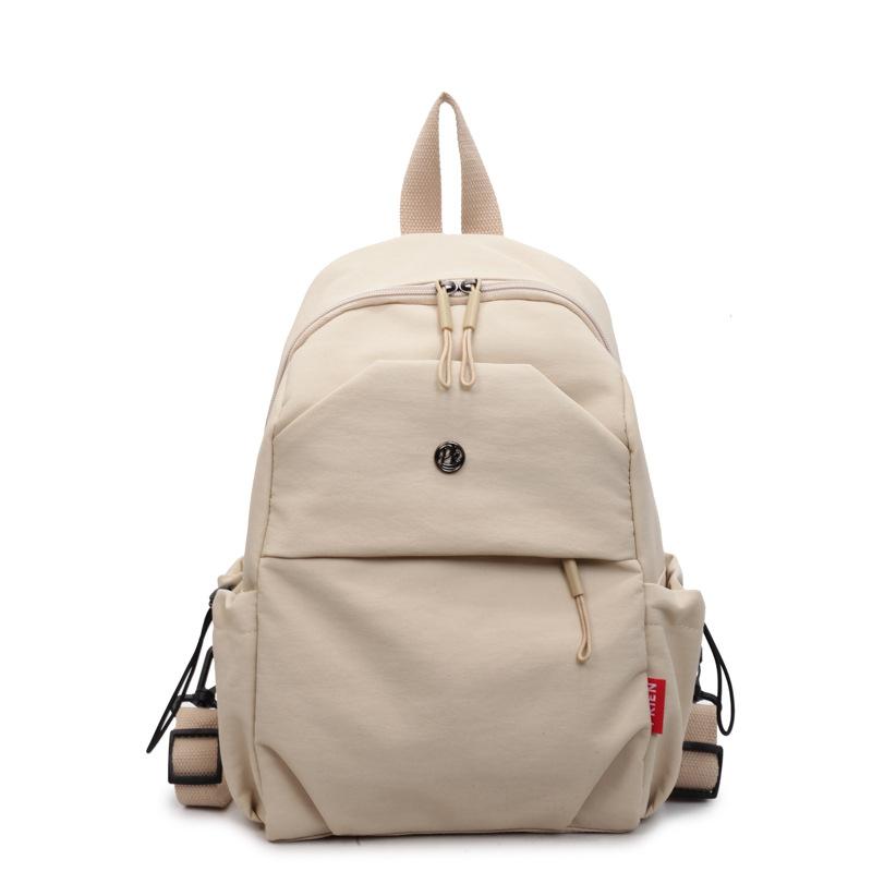 School bag summer Korean version high value back junior high school students casual simple versatile light