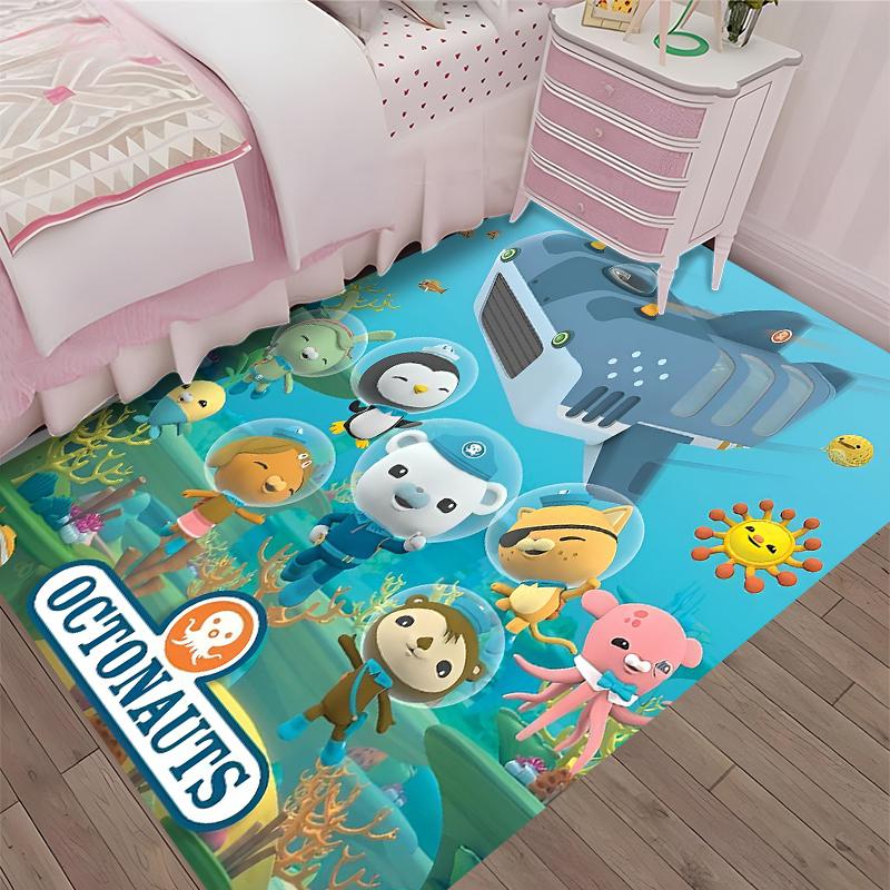 Octonauts Printed Carpet, Rug for Office Chair Living Room Bedroom Kitchen Room Decor Gifts.