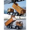 1/50 City Heavy Tipper Truck Model Diecasts Metal Toy Slag Coal Mine Transport Vehicles Car Model Sound and Light Childrens Gift