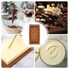Chocolate Molds Reusable Silicone Cake Chocolate Candy Fondant Mold 1-Inch Deeper Cheesecake Pudding Butter Mould For Baking
