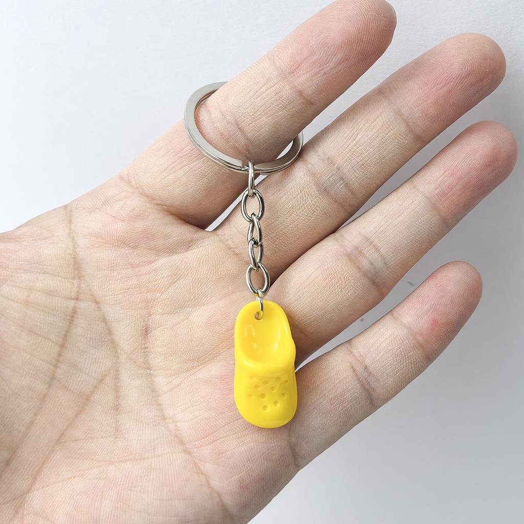 Lovely Slipper Keychain Personalized Bag Hanging Accessories Small Gift Couple Family Keychain Pendant