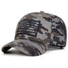 Women American Flag Embroidery Baseball Net Caps Spring And Summer Outdoor Use Adjustable Casual Hats Sunscreen Hat Sportss Cap For Men And