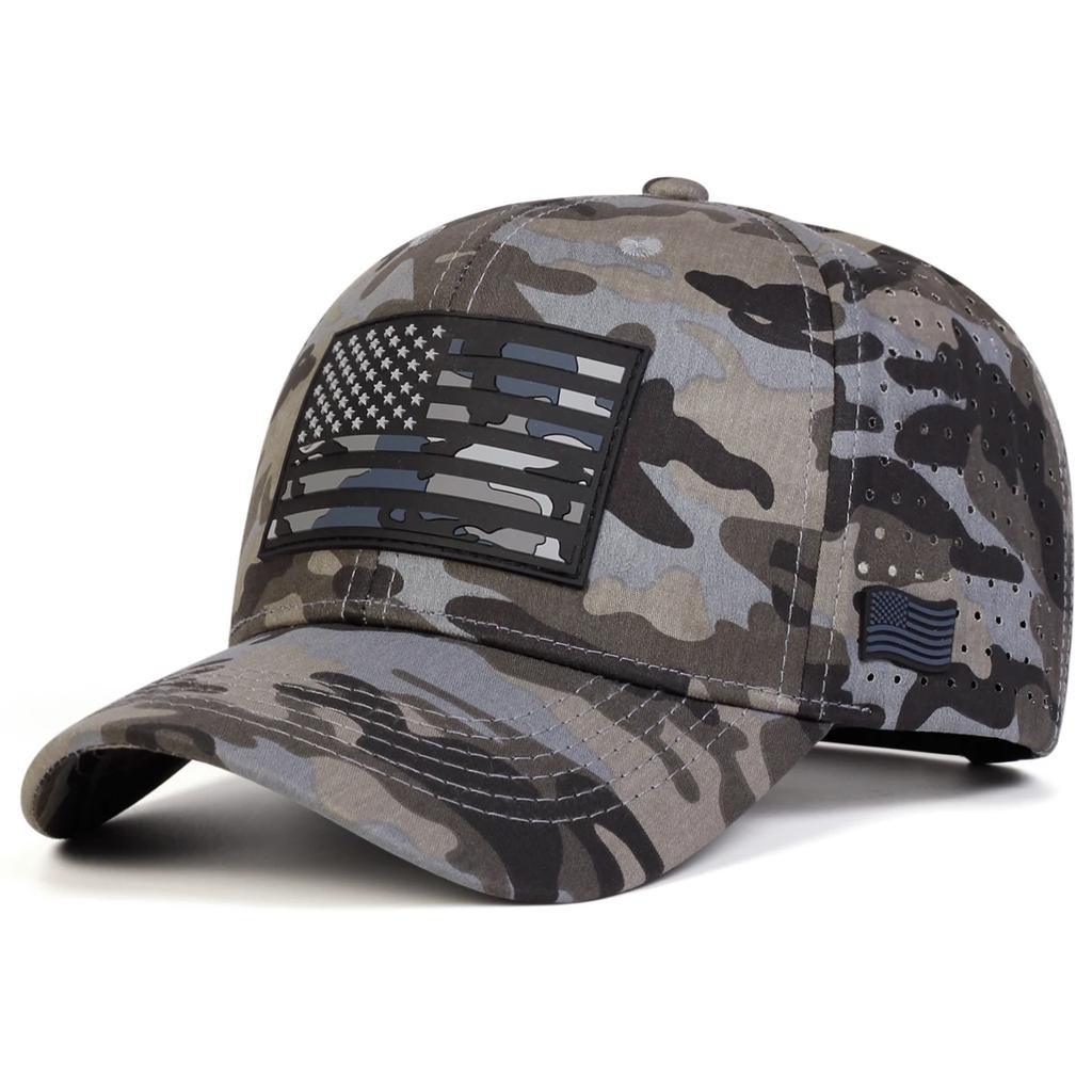 Women American Flag Embroidery Baseball Net Caps Spring And Summer Outdoor Use Adjustable Casual Hats Sunscreen Hat Sportss Cap For Men And