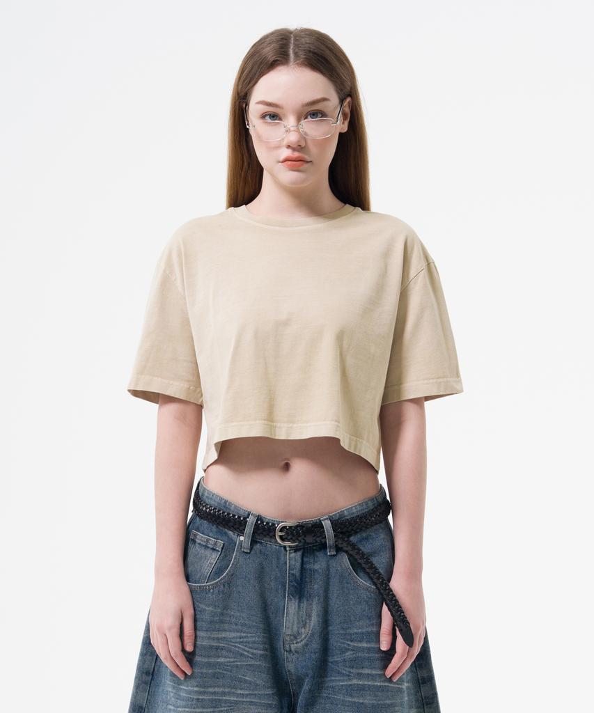 Descheuis Everyday Pigment Crop Short Sleeve Tee (W)