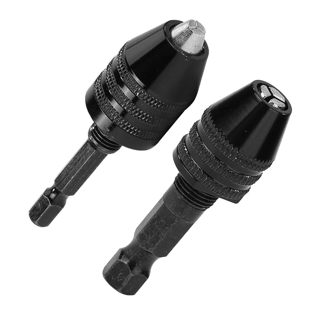 Keyless Drills Chuck Adapter Hot Selling Portable Safety Converter Impact Hex Shank 1pc 0.3-6.5/0.3-8mm Clamping Range