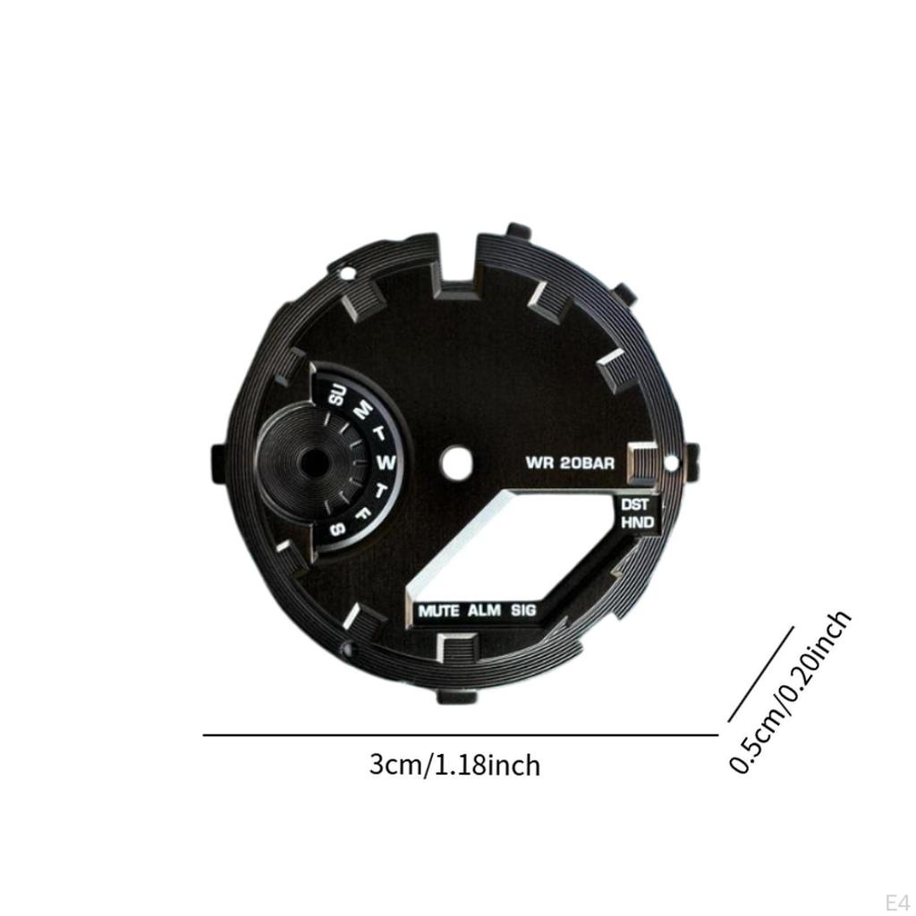 30 Mm Watch Dial Replacement Fashionable Metal Accessory Lightweight Repair Watchmaker Supplies