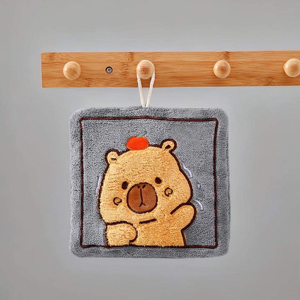 Tierhandtuch für Kinder und Kleinkinder mit Aufhängeschlaufe Stark saugfähige Schnell trocknende Handtücher für Badezimmer oder Küche