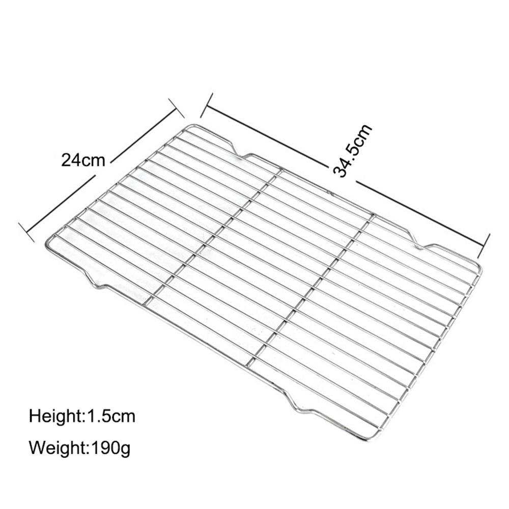 New Stainless Steel Cooling Rack Non-stick Silver BBQ Tray Baking Tray