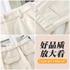 Wool Narrow Wide-leg Pants Women's Velvet Winter New Drape Loose and Thin Casual Straight Pants