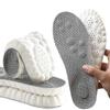 (35.36-Gray.on.white)Soft 4D Insoles for Men and Women Comfortable Anti Fatigue Arch Support Massage