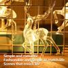 Christmas Deer Pattern Light Indoor String Lights Decorations Christmas Tree Lights Indoor Cluster Lights For Christmas