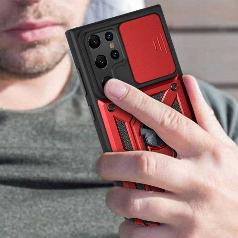 Sc Camring Galaxy S22 Ultra Red