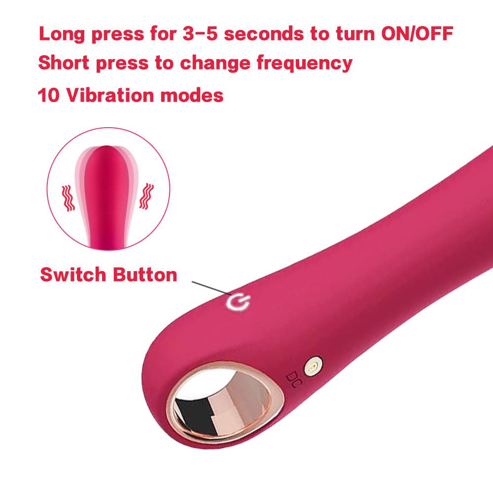 Vibrator puternic cu glonț cu încărcare USB Jucării sexuale pentru adulți pentru femei Stimulator clitoridian pentru masturbare Vibrator vibrator vaginal cu punct G