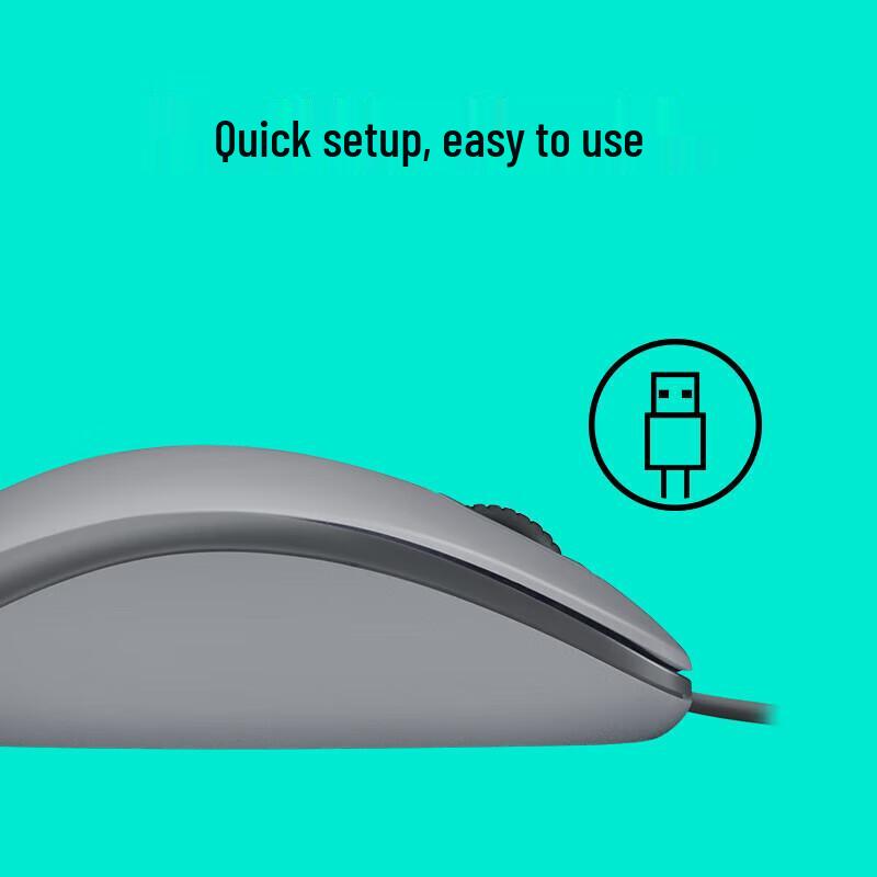 Logitech M111 Wired Silent Mouse