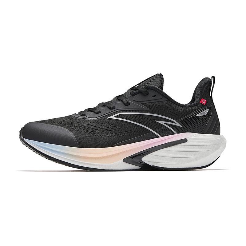 

New Anta Cushioning And Abrasion Resistant Coverage Low top Casual Running Shoes Women s Black 122545581-11 38.5