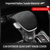 Alcantara Car Manual Gear Shift Grip Handle Knob Protective Cover Panel Shell Cap For KIA K3 Sportage KX1 2018