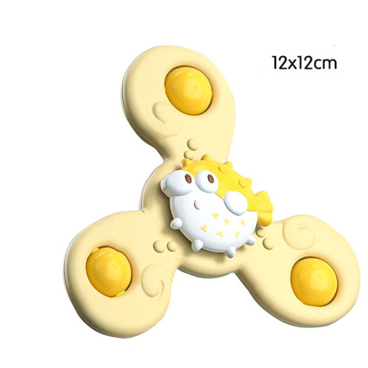 

1 шт. головоломка детские игрушки для купания для мальчиков детские игрушки для купания присоска спиннер присоска игрушка для душа для детей от 2 до 4 лет погремушки прорезыватели 1 piece жёлтый
