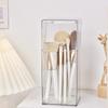 1 Stück Make-up-Pinsel Staubschutz Anti-Frizz-Schutz Tragbares wasserdichtes Kunststoff-Pinselaufbewahrungswerkzeug für Kosmetikpinsel