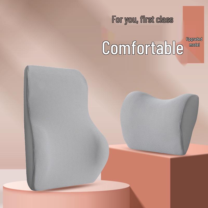 

Подушка с эффектом памяти Four Seasons для поясницы и подголовника для автомобиля, офиса и обеденных стульев Standard