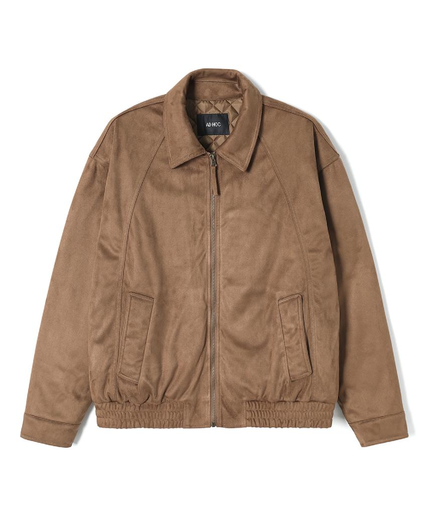 ADHOC Men'S Faux Suede Jumper (Camel) (Hcauja1)