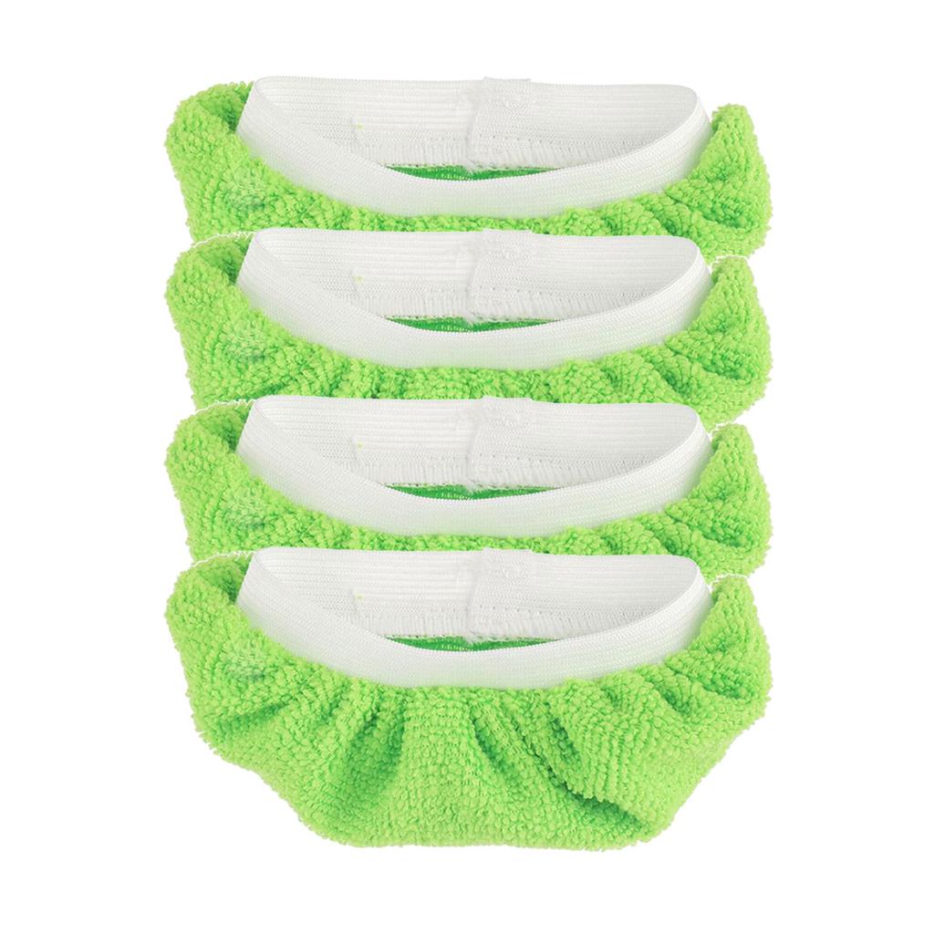 4 Stück Dampfmopp-Pads Kompatibel mit Handdampfreiniger Mikrofaser-Tücher Wiederverwendbare Waschbare Pads für die Heimreinigung