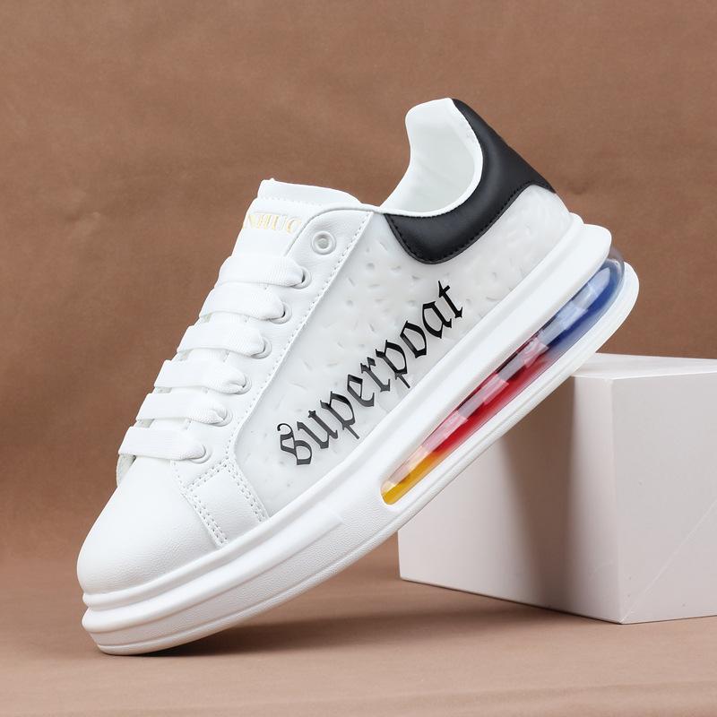 Men and Women with The Same Air Cushion Small White Shoes Men's Fashion Shoes Couple Casual Sports Shoes All Match Shoes