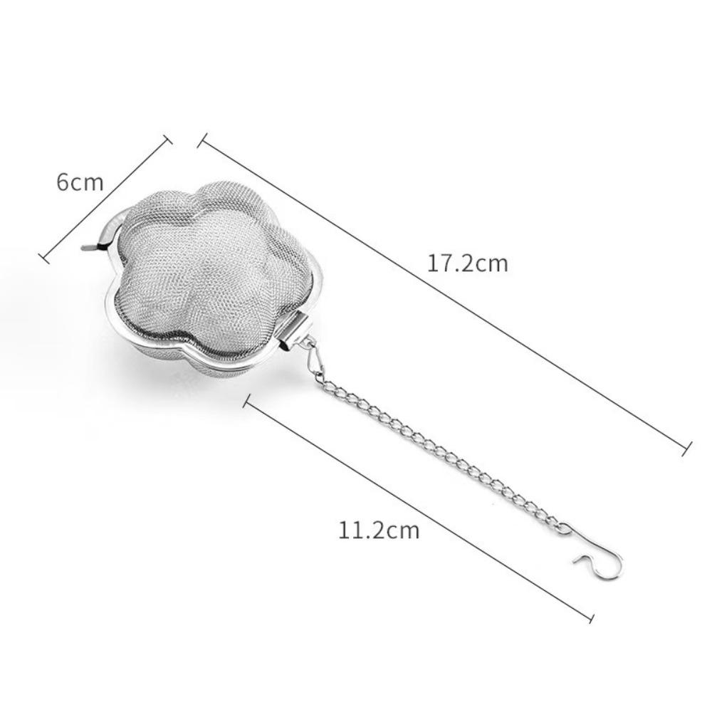 Fine Mesh Tea Strainer Stainless Steel Tea Ball Filter Portable Tea Infuser Ball  for Brew Tea
