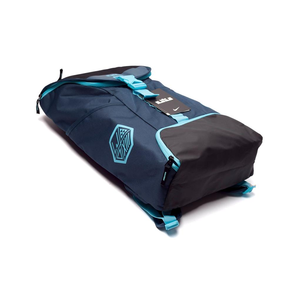 Nike Logo Polyester Backpack Men Backpacks Blue Black BA5111-404