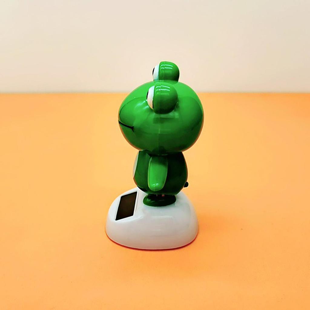 Animal Solar Bobbleheads Solar Powered Shaking Head Dancing Car Ornament Cute Animated Shaking Head Bobblehead Car Dashboard