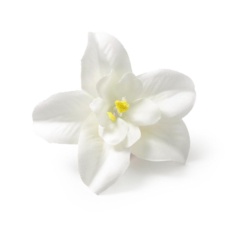 5/10/20Pcs 8cm Artificial Flowers Head Silk Orchid Flowers for DIY Wedding Party Craft Home Decoration Wreath Accessories