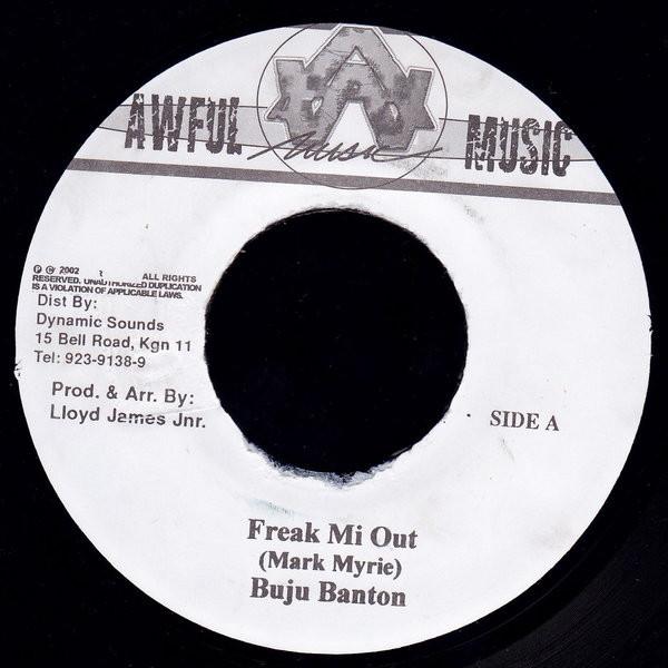 

7inch Record BUJU BANTON - Freak Mi Out NONE Awful Music 2002 Jamaica Reggae, Ska & Dub Used