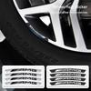 4Pcs Metal Car Wheel Hub Rim Tire Decoration Stickers Auto Accessories For Mercedes Benz AMG W212 W205 W246 W177 W176 W213 GLC GLE GLS Laser Logo Lamp