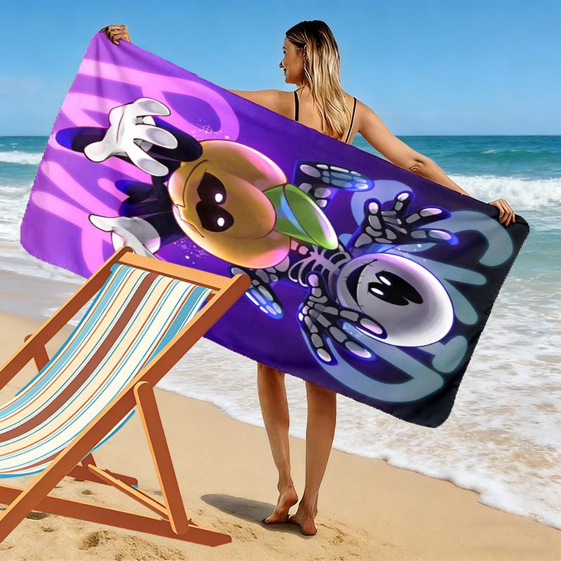 Spooky Month 2D Flat Print Beach Towel, Large Soft Quick Dry Towel for Beach Camping Swimming.NSTJ0928427
