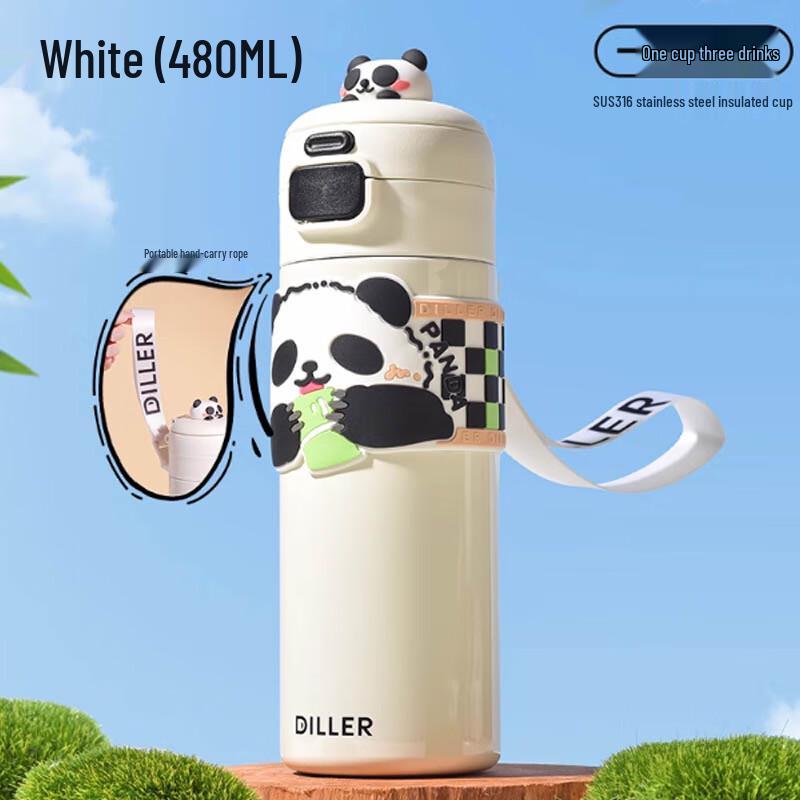 Diller Bear 316 Stainless Steel Insulated Straw Cup