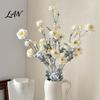 Silk Flowers for Interior Styling Artificial Camellia Flowers, Faux Floral Arrangement with Realistic Petals And Decorative Stems Home Adjustable