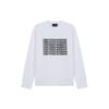 Sweatshirts Men's White Crew Neck Moderate Straight Fit 6K1M62-1JHSZ-0100