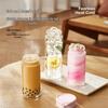RELEA Double Wall Glass Tea Infuser Bottle