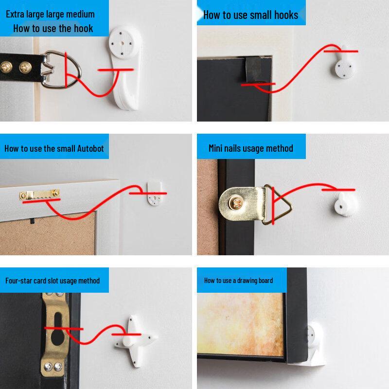 Medium 10-Pack Trace-Free Wall Hooks