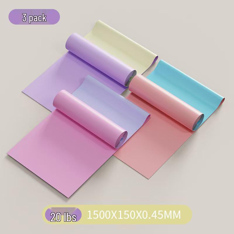 Women's TPE Elastic Yoga Resistance Band for Exercise, Stretching, and Butt Lift Muscle Training