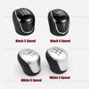5/6Speed Car Leather Gear Shift Knob for Ford S-Max C-Max Kuga Galaxy Mondeo4 Mk4 Transit Tourneo Connect Focus Auto Accessories