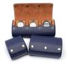 Elegant Leather Watch Storage Case Handmade Wristwatch Holder Carrying Box Women Jewelry Accessory Organiser
