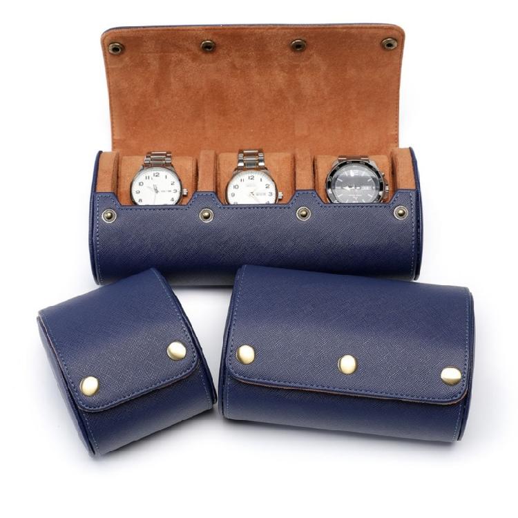 Elegant Leather Watch Storage Case Handmade Wristwatch Holder Carrying Box Women Jewelry Accessory Organiser
